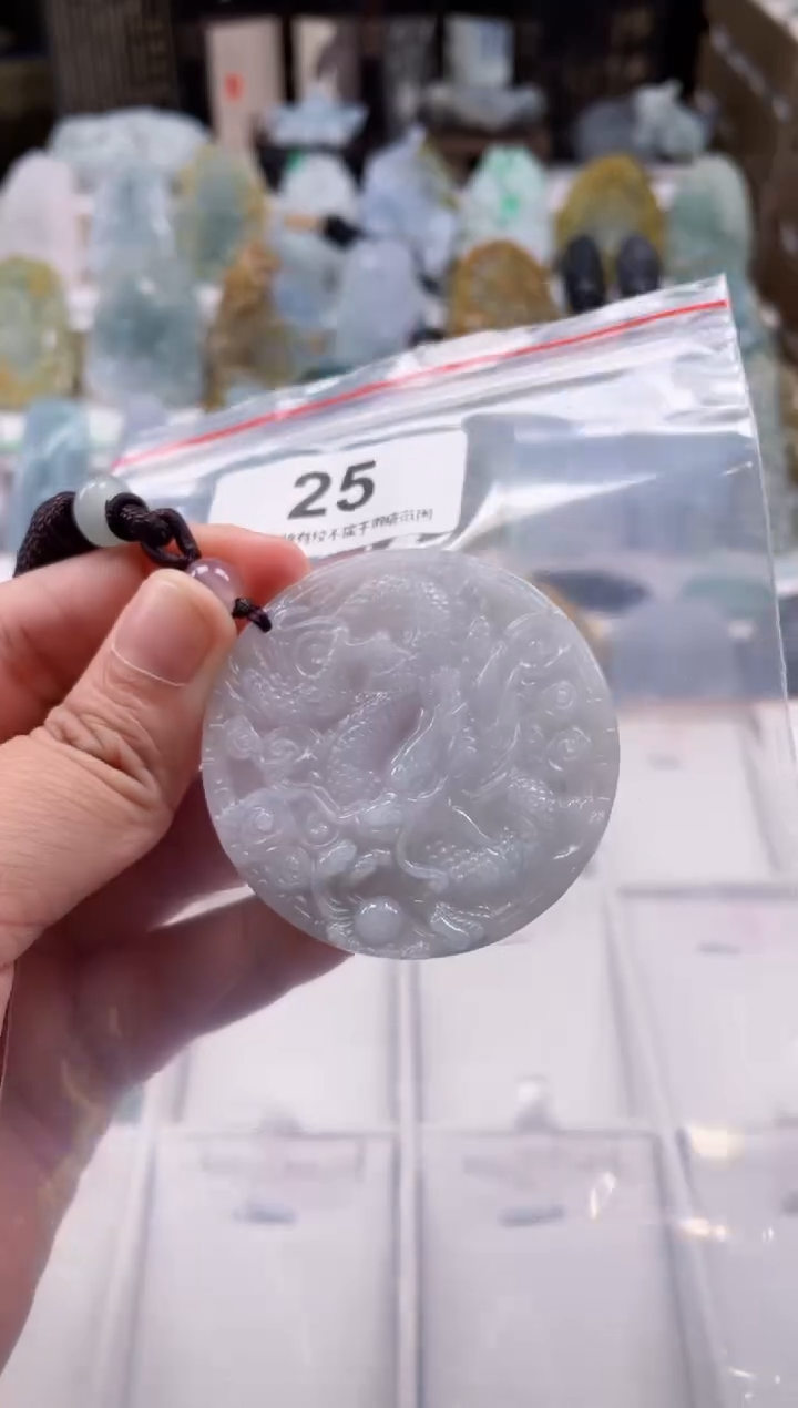 【闪购商品】翡翠颈饰未镶嵌天然缅甸A货翡翠25