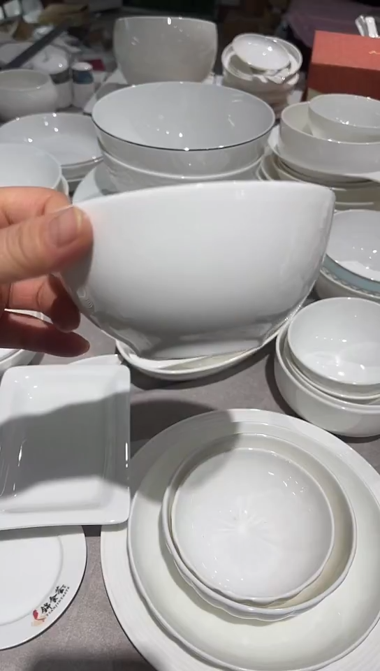 瓷5英寸澳碗2个白瓷