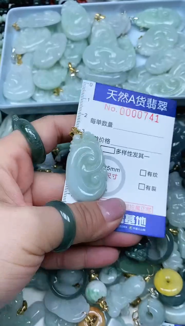 【闪购商品】翡翠吊坠(不含链)未镶嵌翡翠