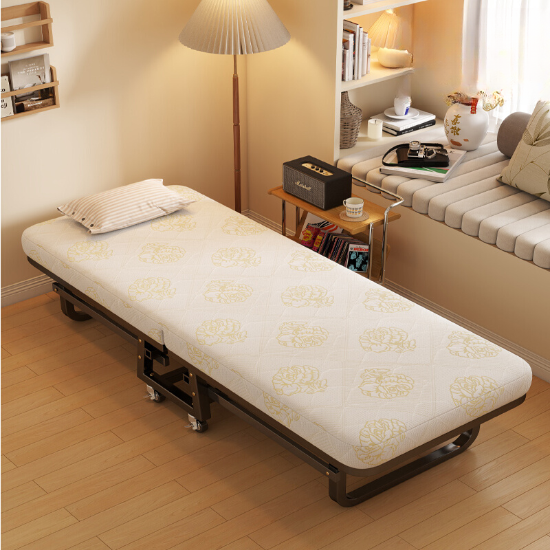 三梦折叠床家用一米二单人床酒店加床午休午睡神器成人临时月嫂床