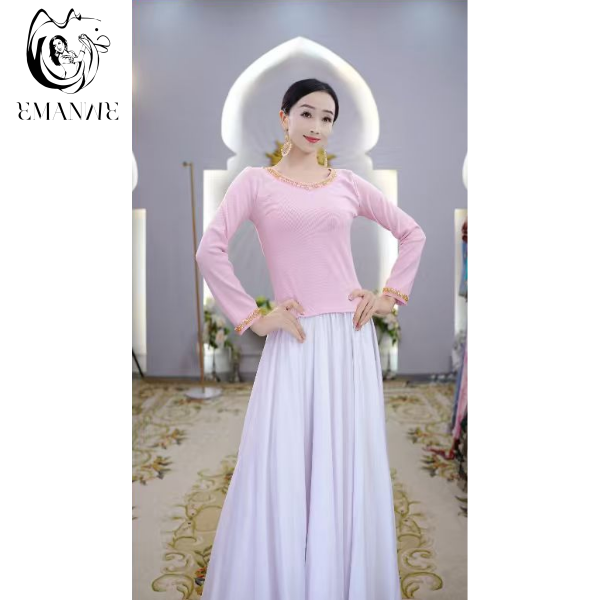 E05异域风情依曼之舞服装民族风女装上衣演出舞蹈印度纱丽服饰