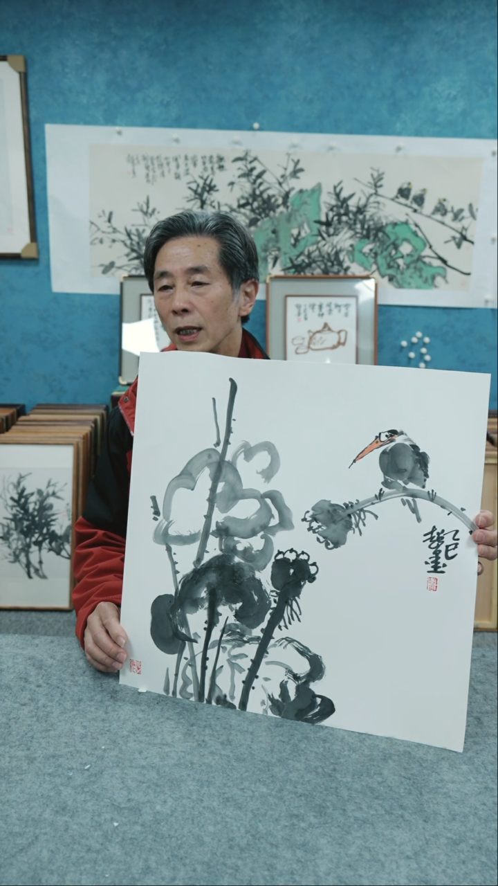 【闪购商品】国画50*50郑志超老师花鸟