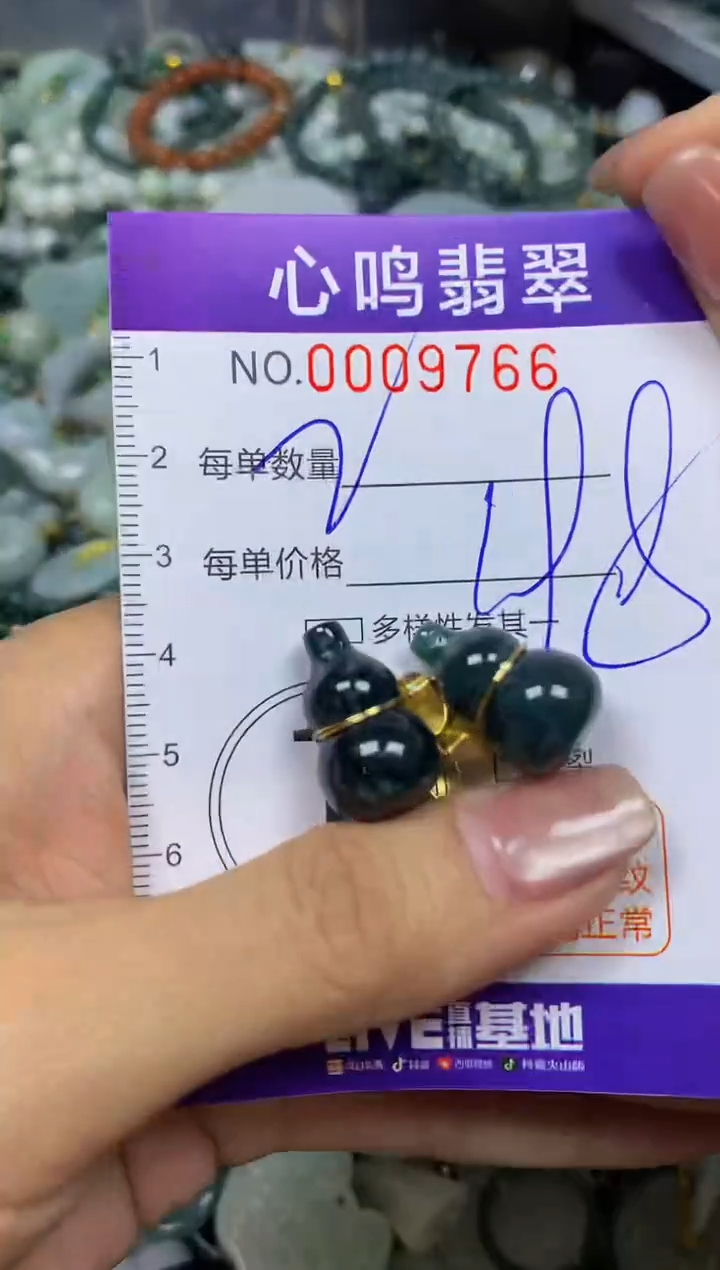 翡翠未镶嵌颈饰闪购009766
