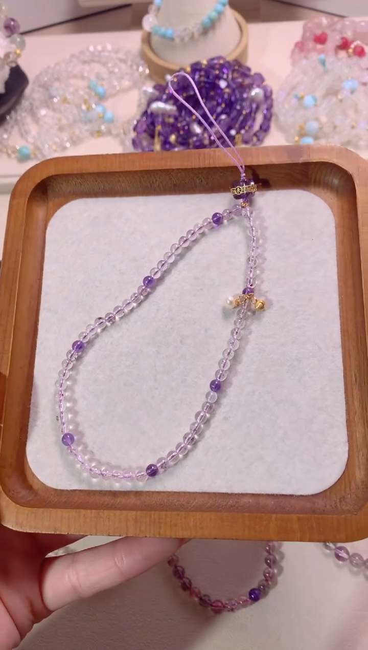 【闪购商品】水晶手链银S925镶嵌孤品