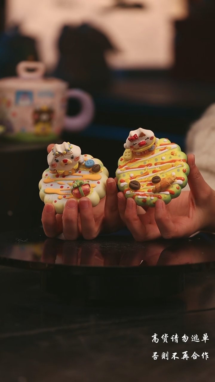 陶瓷随机一个可爱设计师款陶瓷 