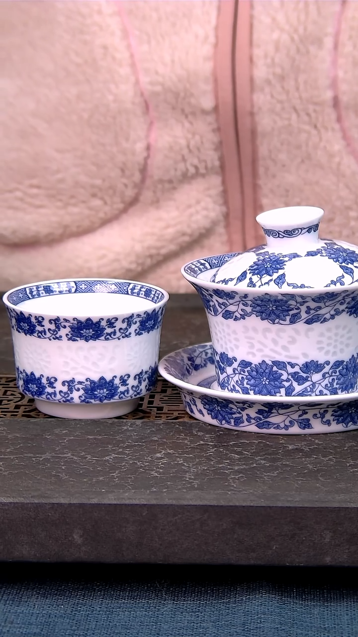 简装家用款件套 白瓷陶瓷茶具