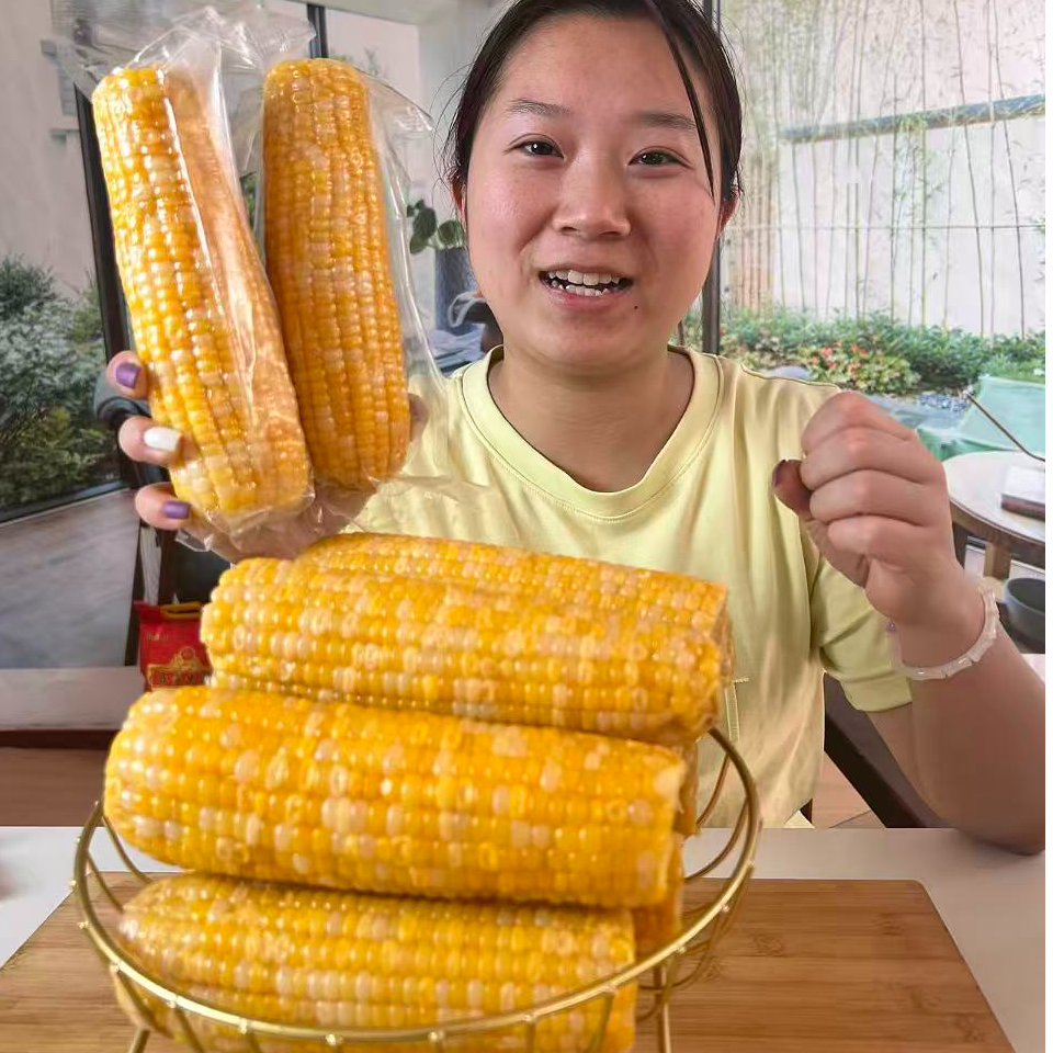 东北糯玉米飞花新品种好吃到爆