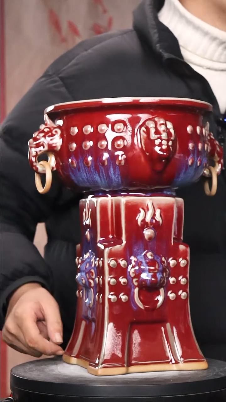 瓷片少年渡钧 钧瓷收藏品