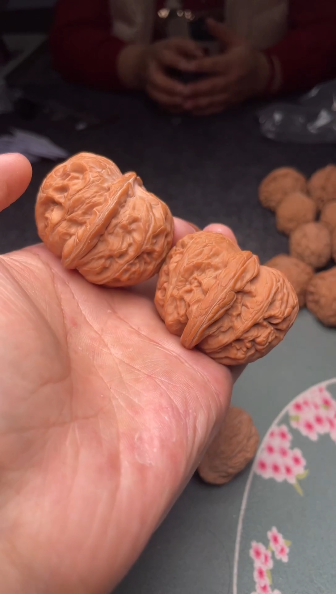 把件文玩核桃a125  元宝 45尺