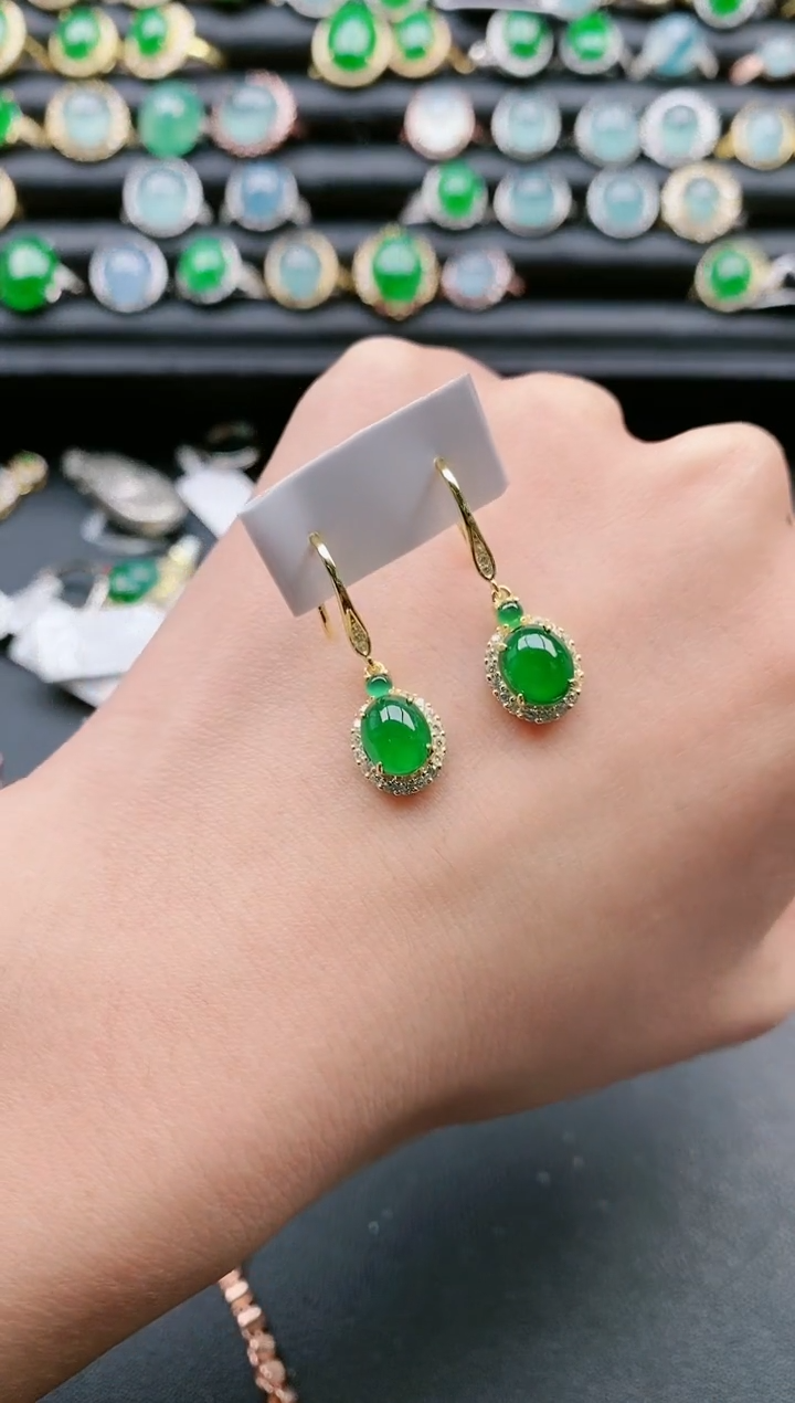 【闪购商品】翡翠戒指银S925镶嵌1111111