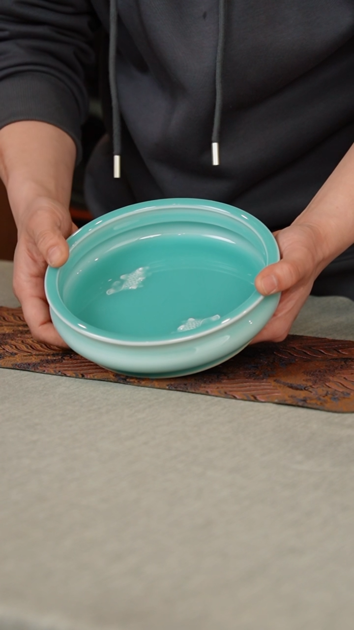 【闪购商品】280-1+1双鱼洗（李震手签）