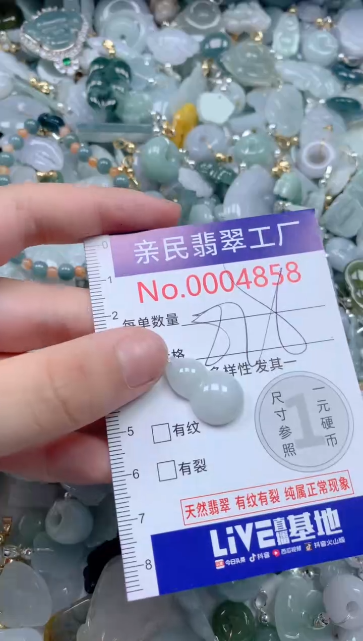 翡翠未镶嵌吊坠(不含链)4858