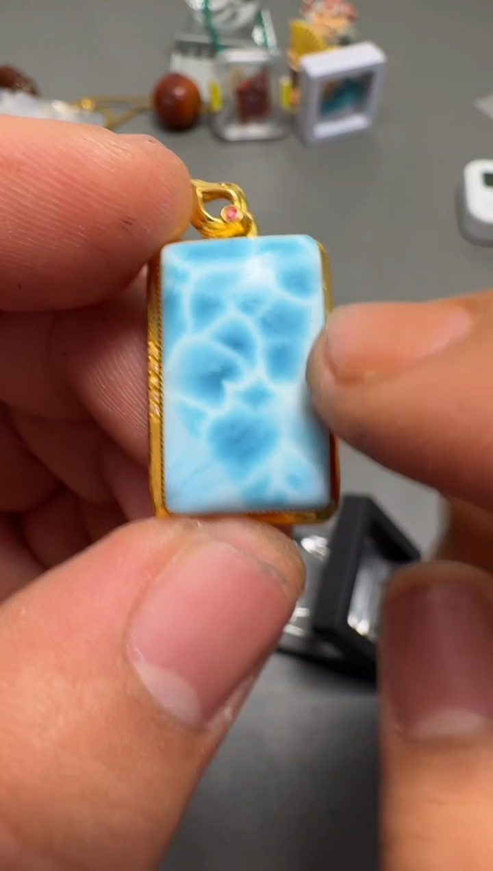 【闪购商品】玛瑙/玉髓珠宝半成品合金海纹石18k