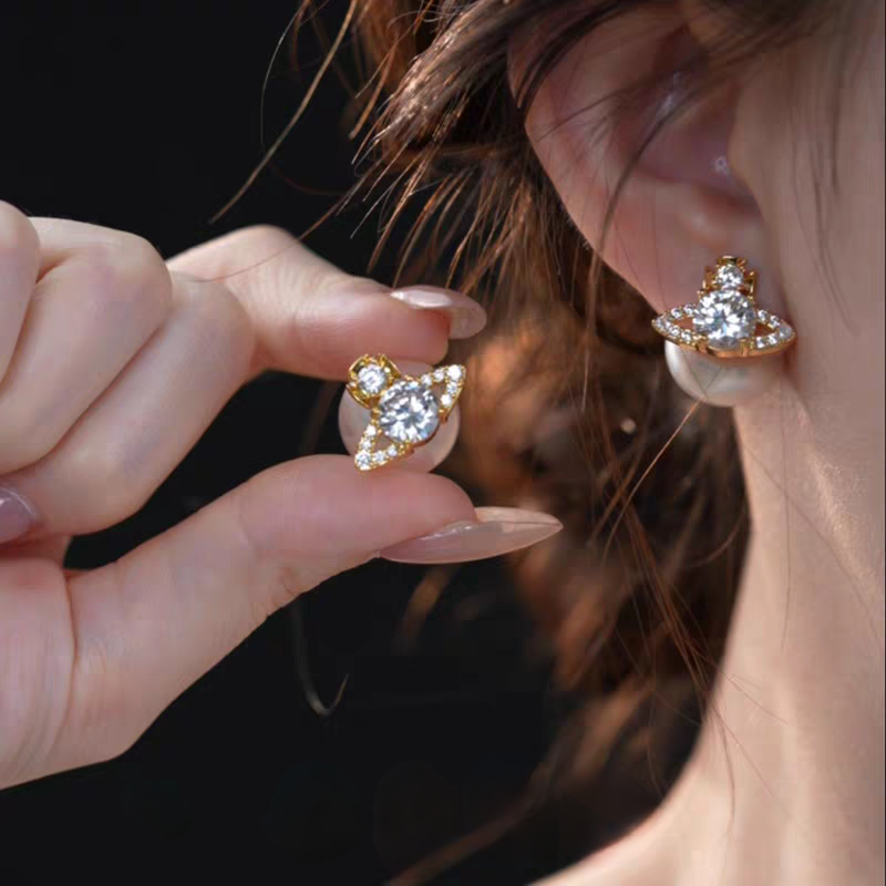 铜合金耳饰  美【星空之恋】耳钉663