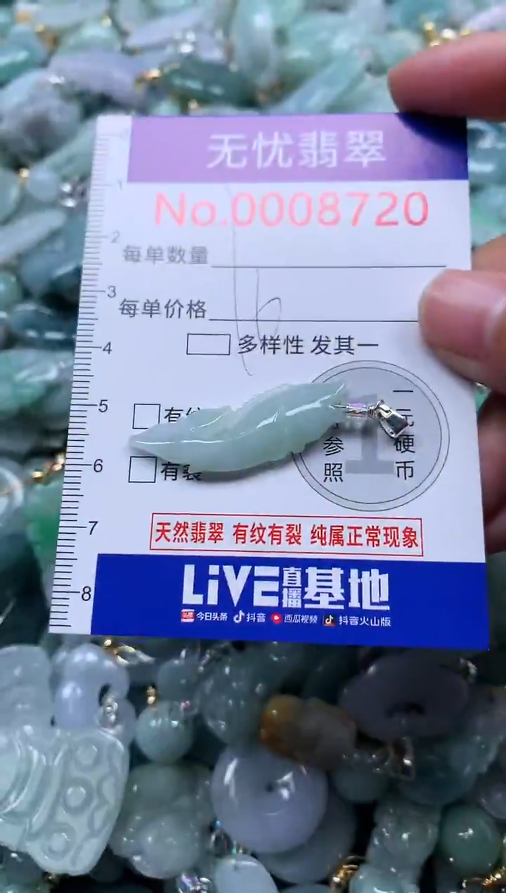 颈饰未镶嵌翡翠8720