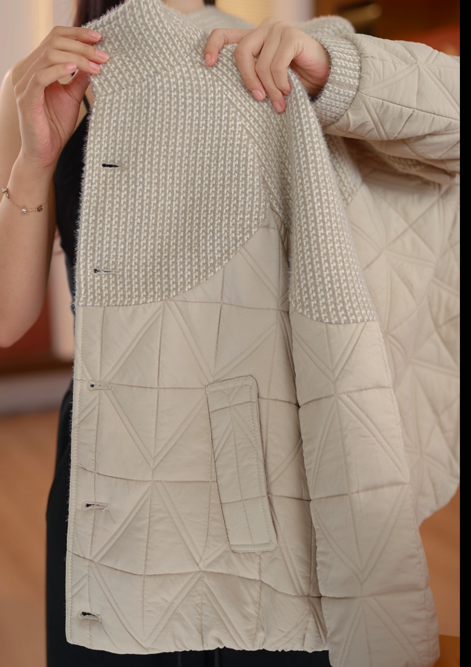 【思思】时尚百搭秋冬季保暖外套1