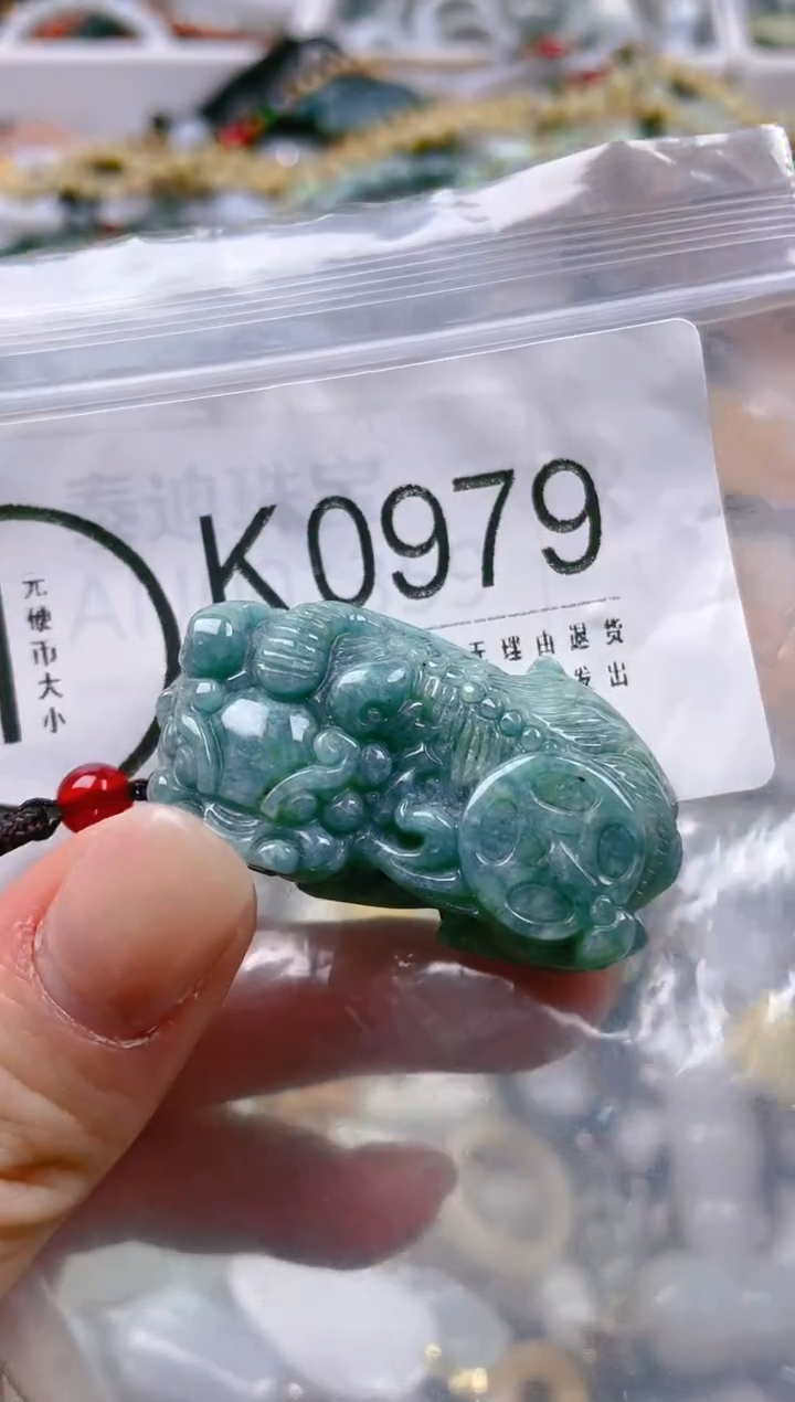 【闪购商品】翡翠颈饰未镶嵌/K/翡翠A货一图一物