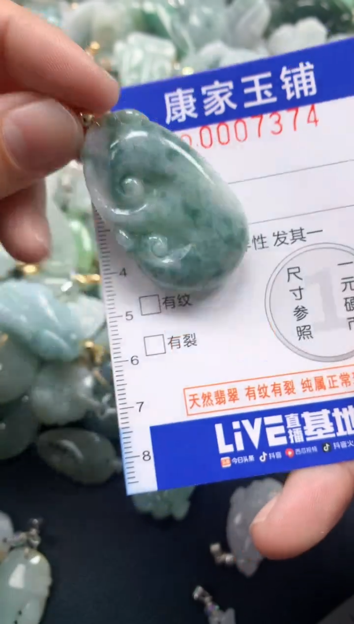 颈饰未镶嵌翡翠7374