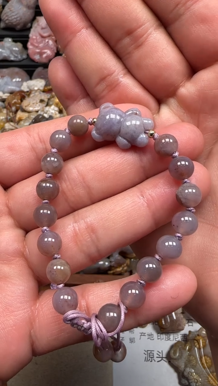 【闪购商品】硅化珊瑚（珊瑚玉）颈饰未镶嵌108