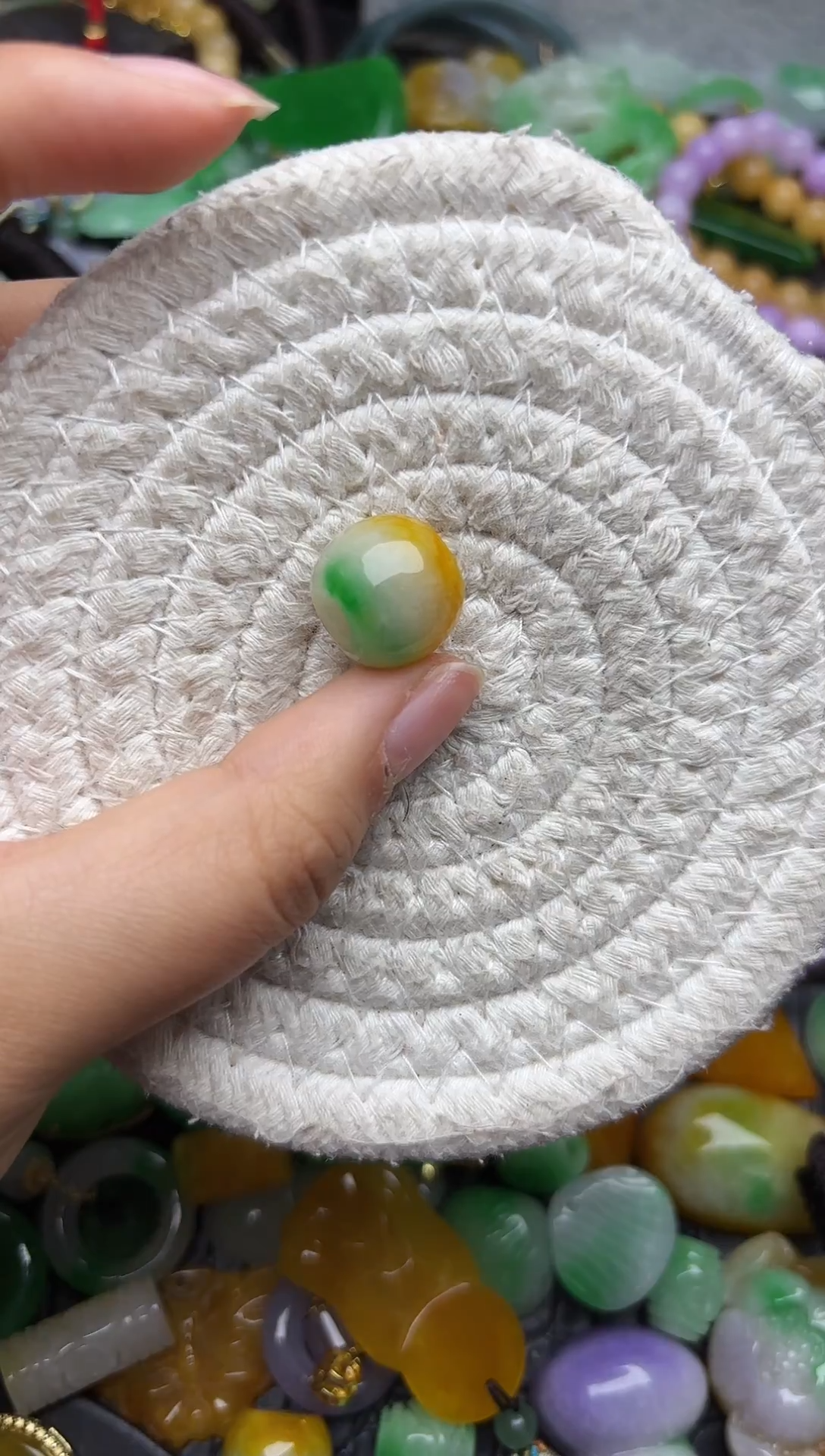 颈饰未镶嵌翡翠缅甸翡翠吊坠