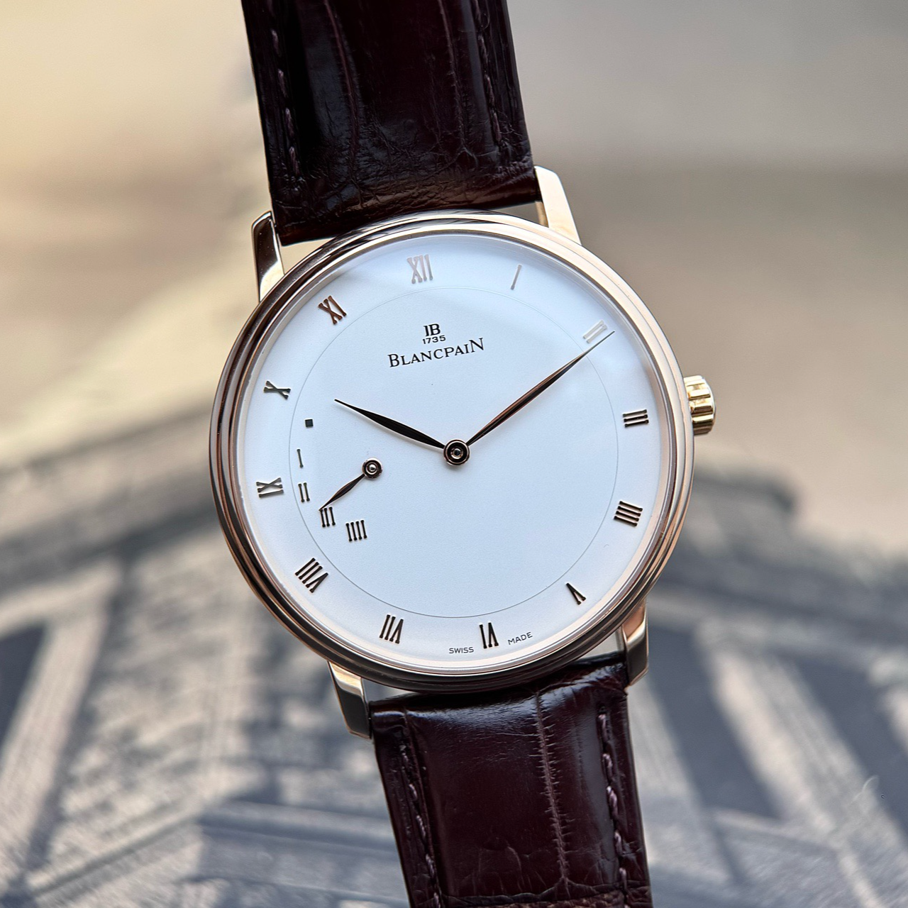 99新 Blancpain 宝珀经典系列/自动机械/表径40mm/4040-3642-55B