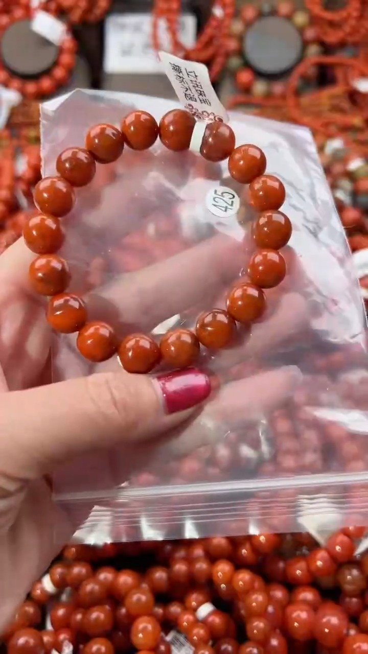 【闪购商品】南红玛瑙手串未镶嵌11
