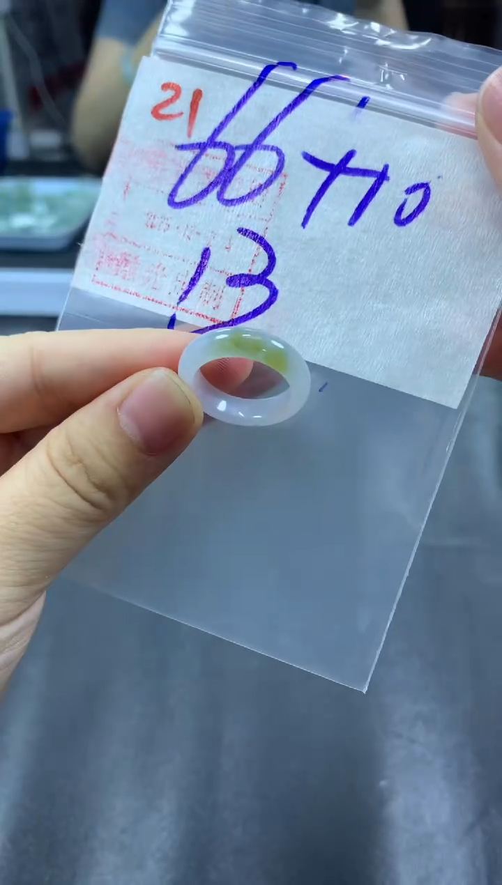 未镶嵌定制翡翠戒圈13#76毛货需精细抛光