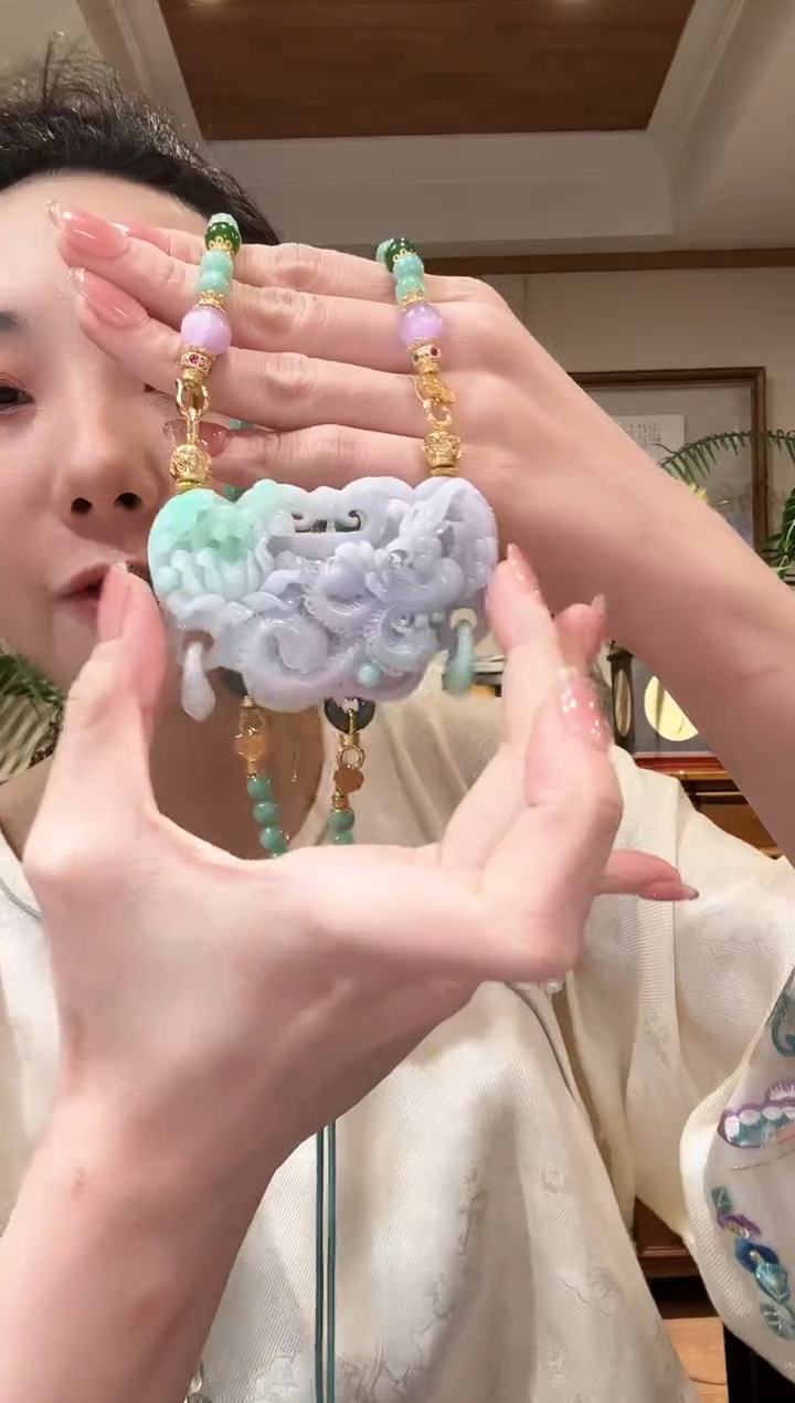 【闪购商品】翡翠颈饰未镶嵌国风