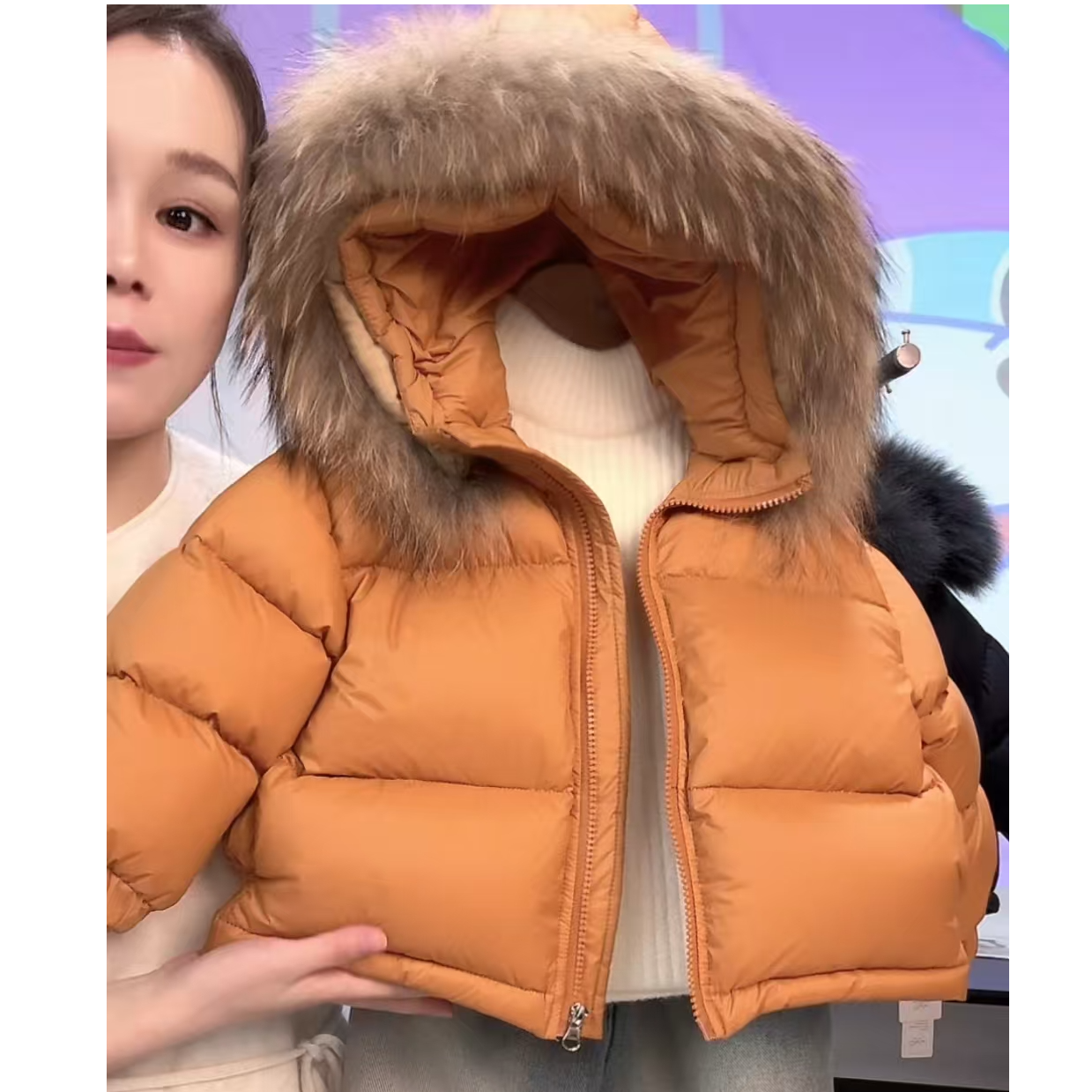 D2025极寒系列设计冬款男孩女孩中性白鸭羽绒服童装