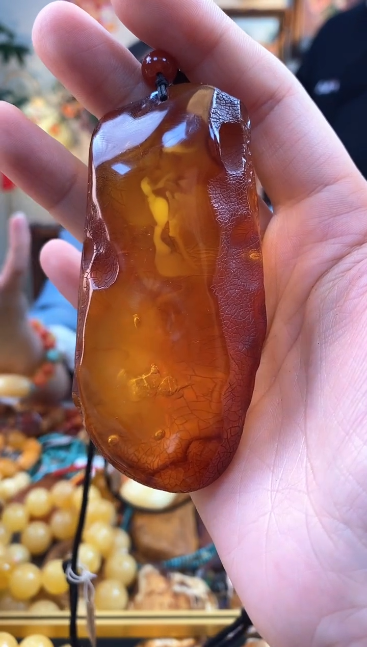 【闪购商品】琥珀颈饰未镶嵌吊坠