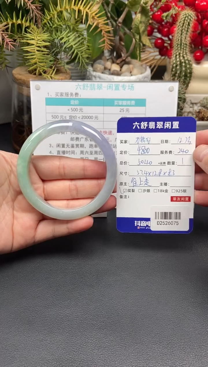 未镶嵌手镯翡翠万****柴D2526075