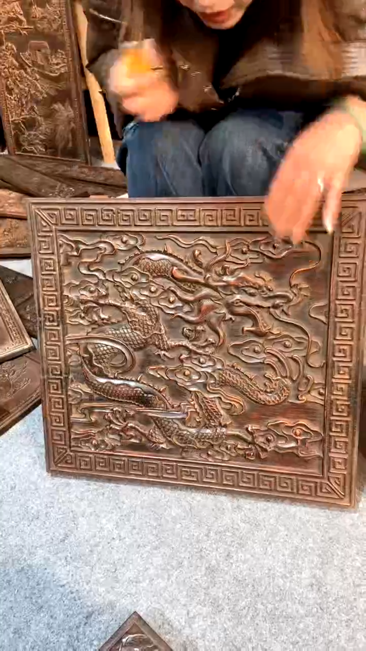 【闪购商品】木A紫檀雕刻一物一拍以直播间为准