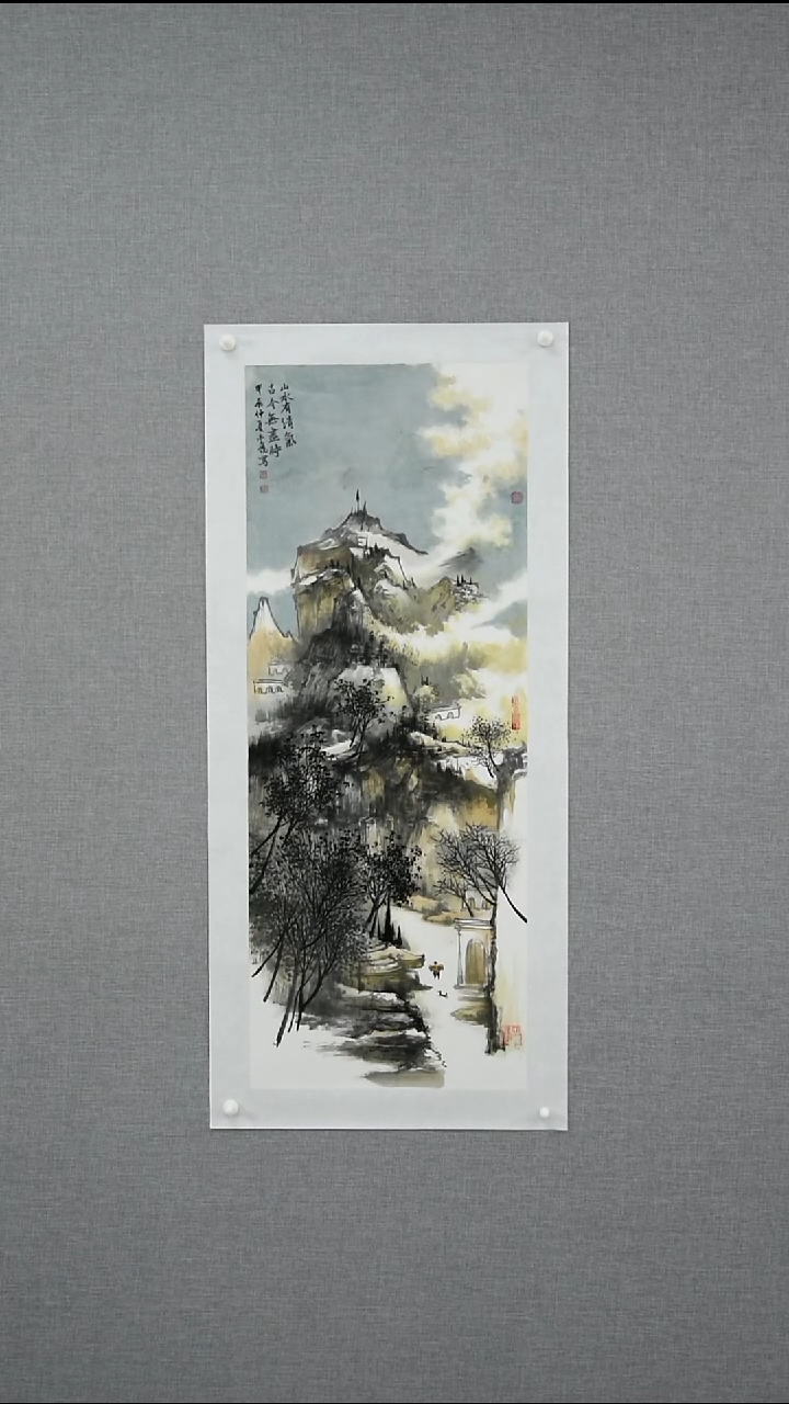 【闪购商品】绘画索敬坤-山水-2.8平尺-07
