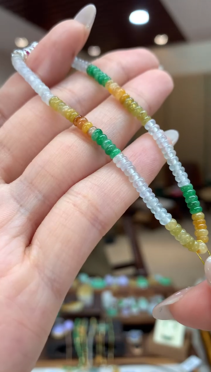未镶嵌手串翡翠手串
