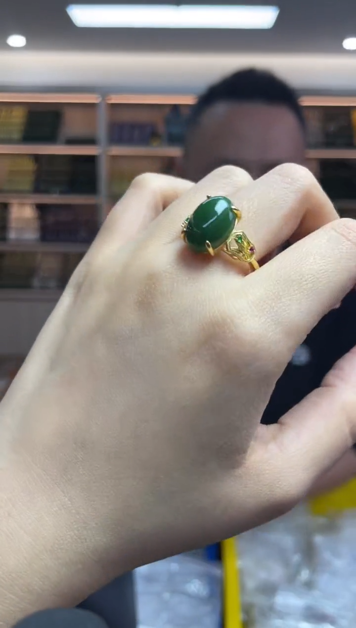 【闪购商品】和田玉·银S925镶嵌多样性发一件