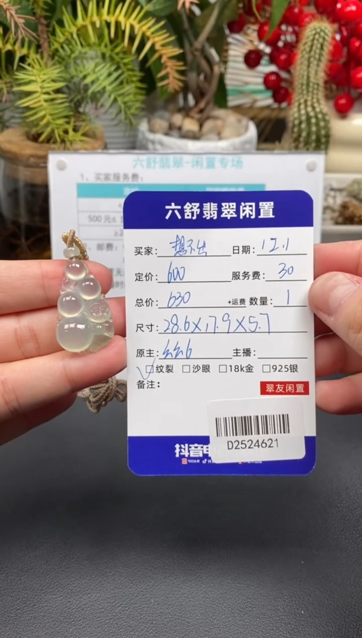 颈饰未镶嵌翡翠想****字D2524621