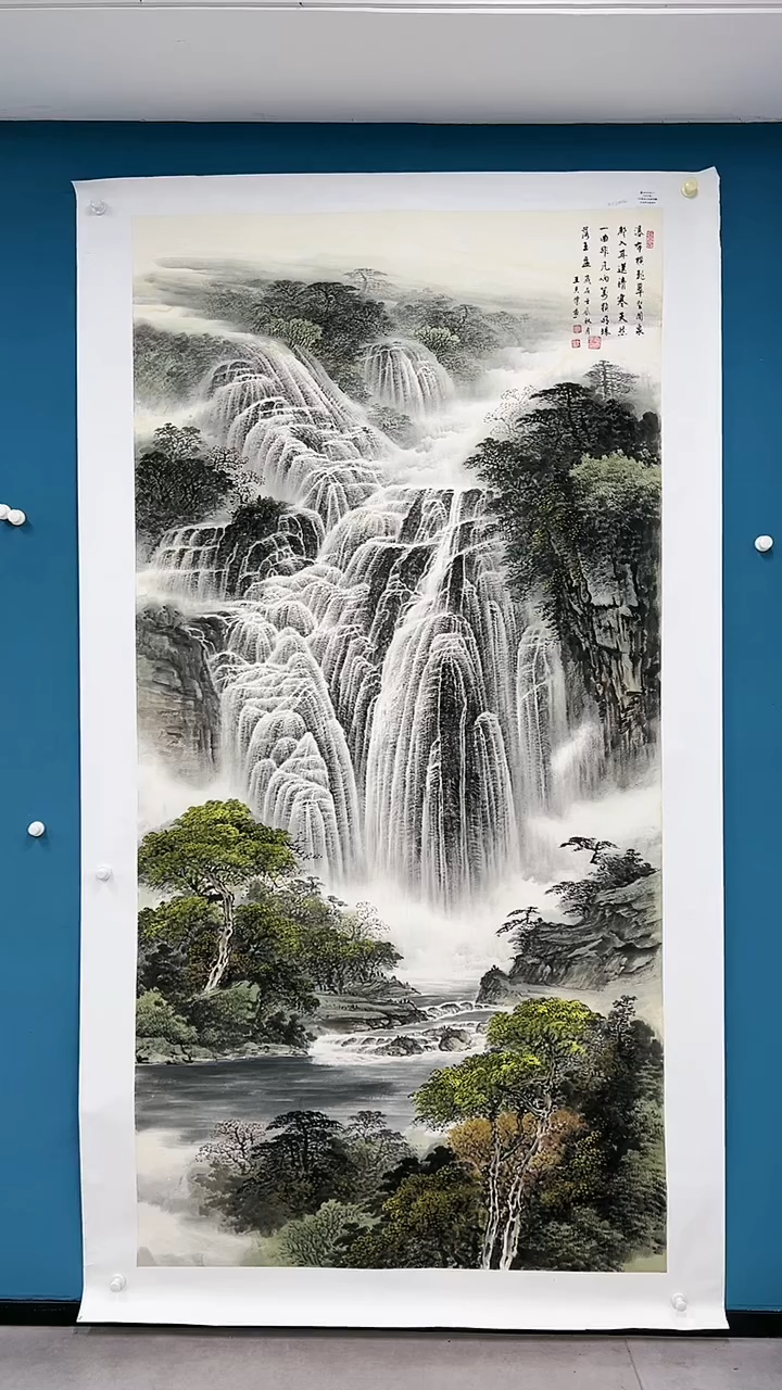【闪购商品】国画2.22-甄选-王夫怀-八尺整红原116