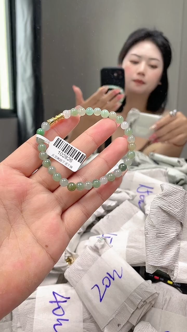 未镶嵌手链翡翠手串