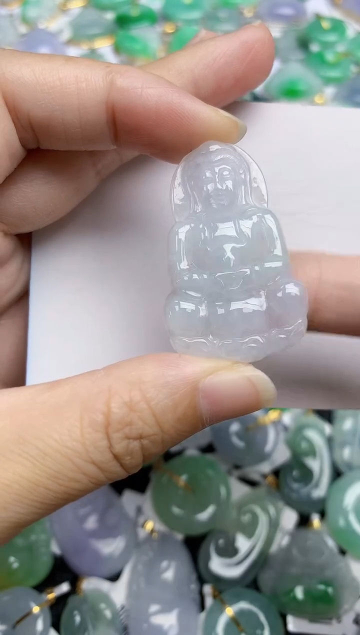 翡翠未镶嵌颈饰天然翡翠A货