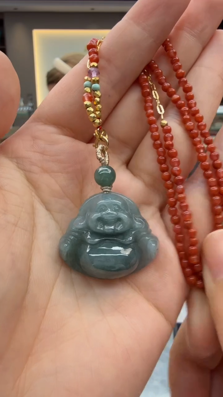 翡翠未镶嵌颈饰37秒拍号 假一罚三