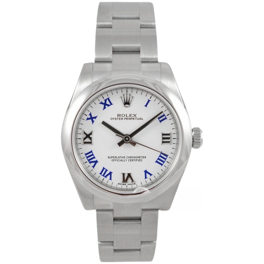 99新 Rolex/劳力士 蚝式恒动自动机械腕表31盘177200-0016 白盘