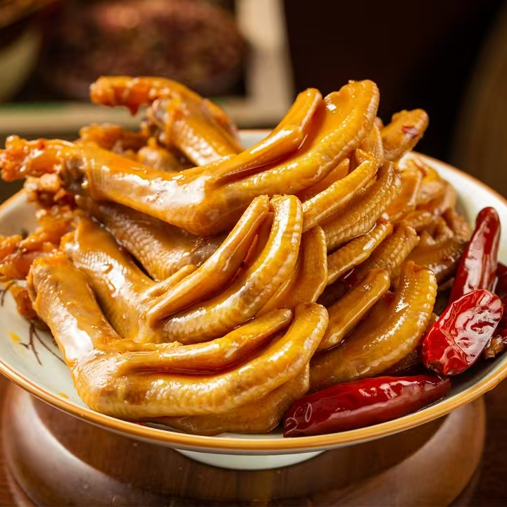 平凉清真五香土鸡爪 吃了才知道鸡爪子还有这样的口感 