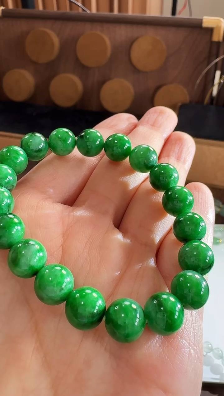 未镶嵌手链翡翠手串