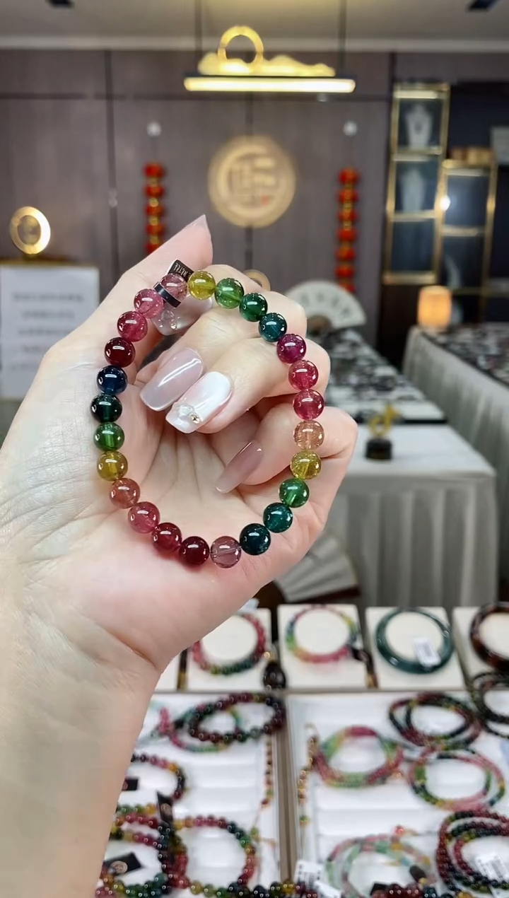 【闪购商品】碧玺单圈手串7mm+未镶嵌（多样性发一条）hon