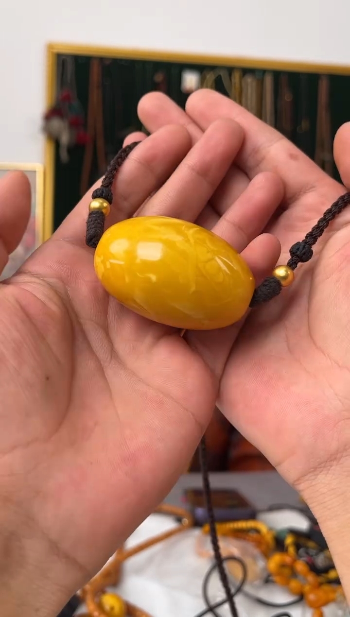 【闪购商品】蜜蜡项链未镶嵌噶玛家108珠