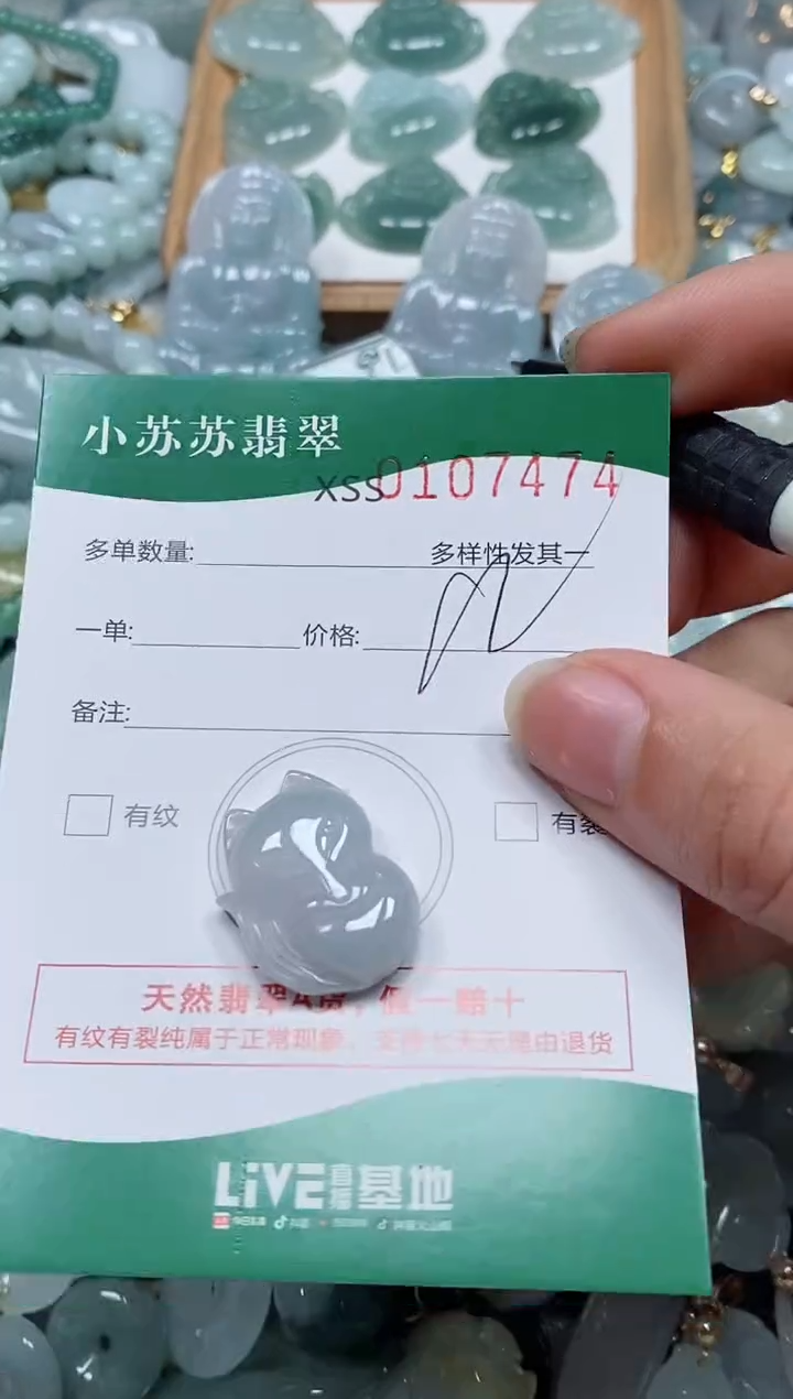 【闪购商品】翡翠颈饰未镶嵌闪购商品0107474