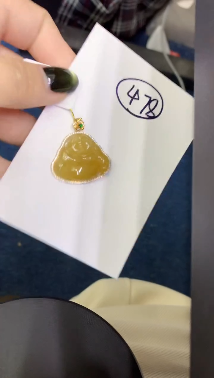 【闪购商品】翡翠颈饰18K金镶嵌000000000