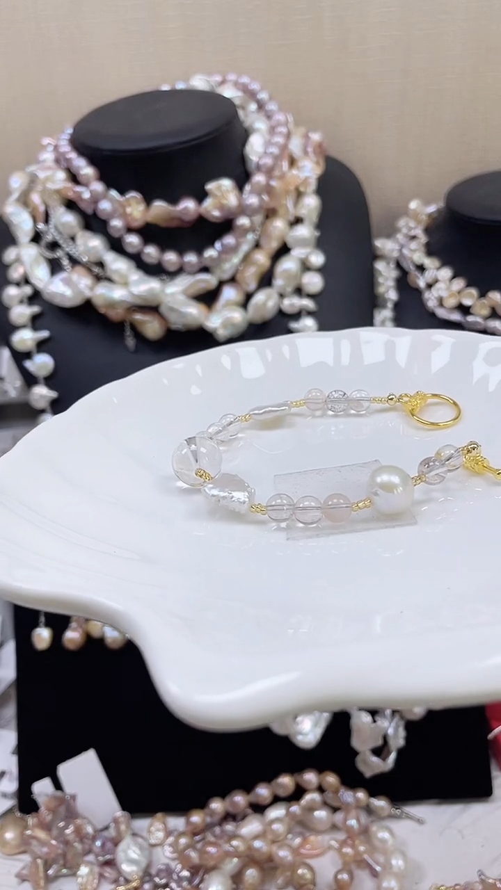 未镶嵌手链淡水珍珠【纯恬饰品】