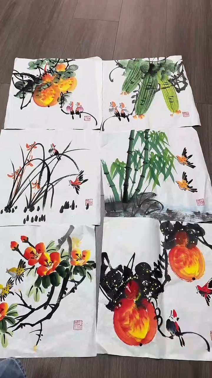 手绘国画欣赏鉴赏