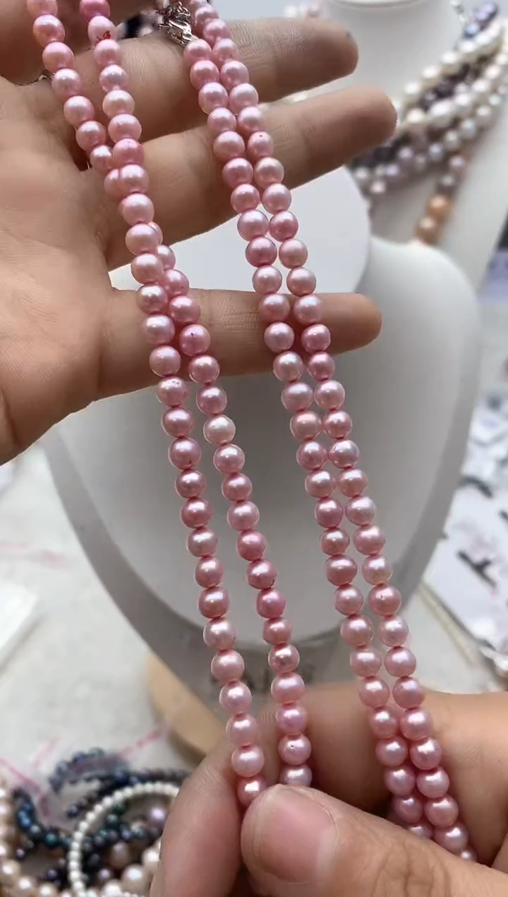 【闪购商品】淡水珍珠颈饰钛钢189